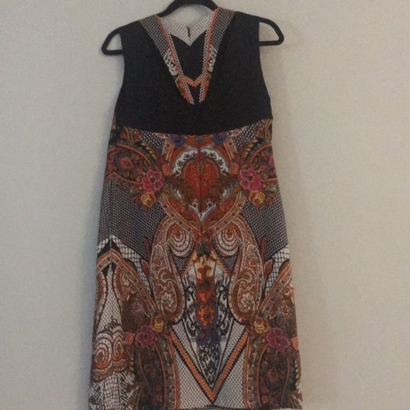 BEIGE BY ECI 👗 DRESS VIBRANT FALL COLOr - Picture 3 of 7